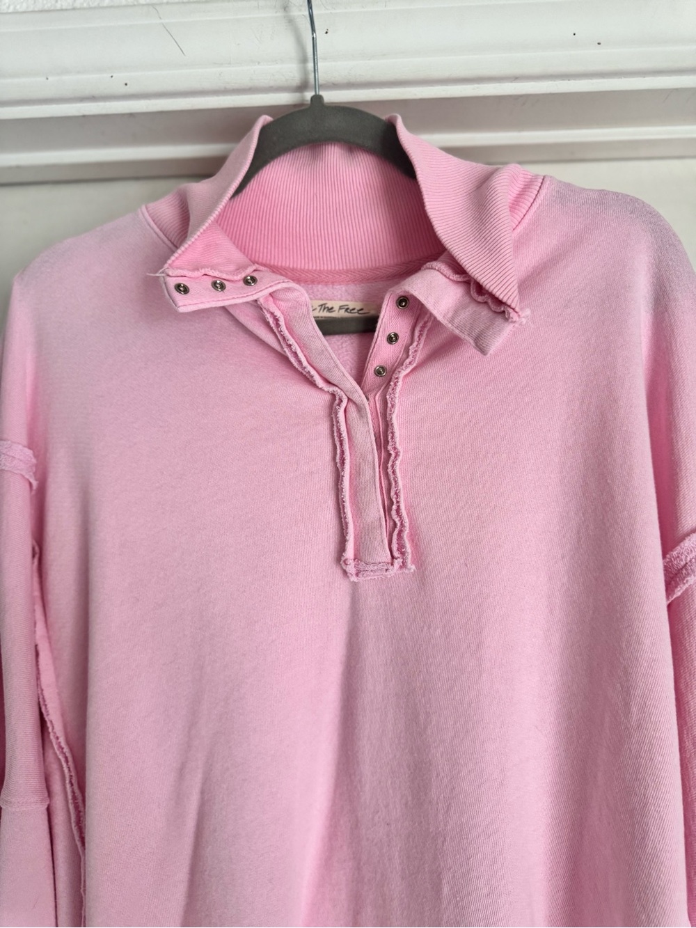 Free People Camden Henley Sweatshirt - Picture 4 of 8